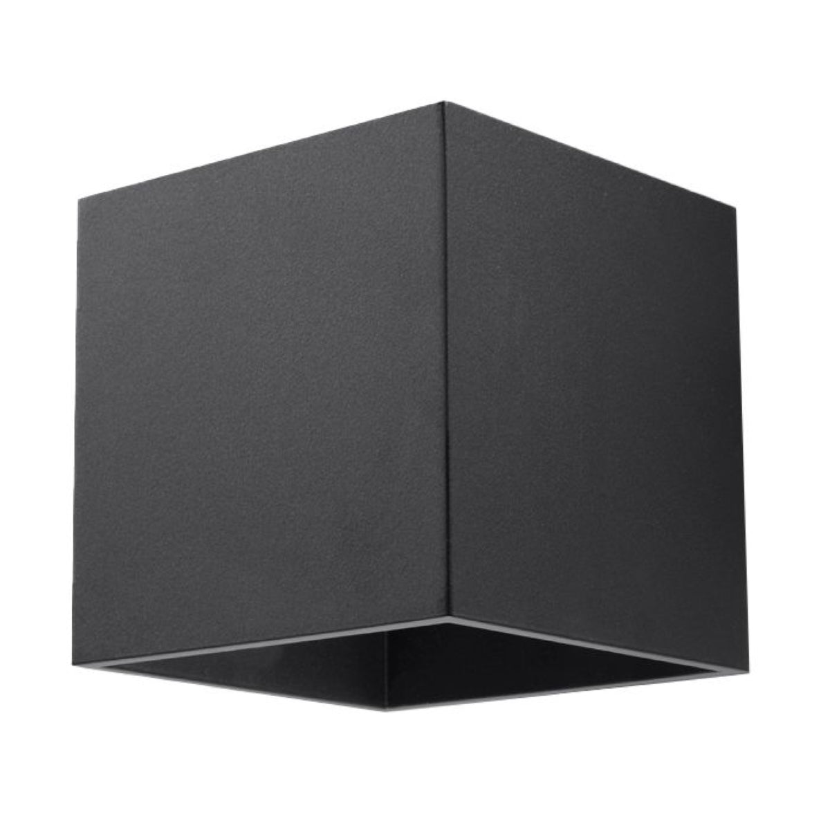 Black LED Cube Wall Light