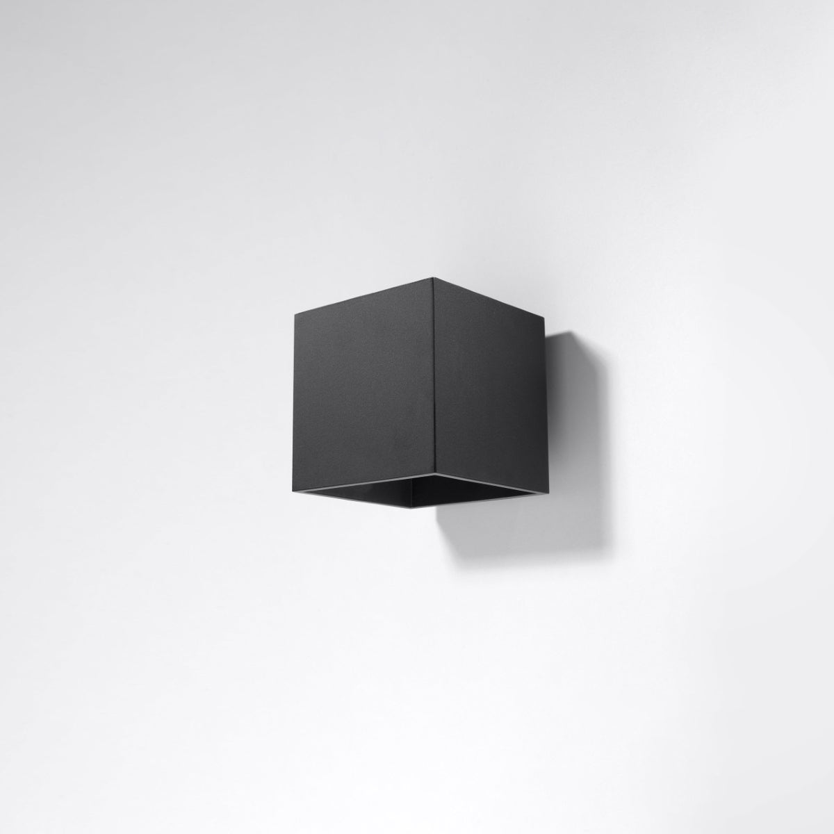 Black LED Cube Wall Light