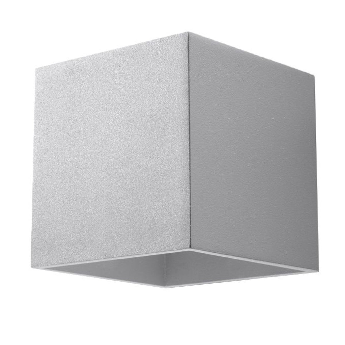 Grey LED Cube Wall Light