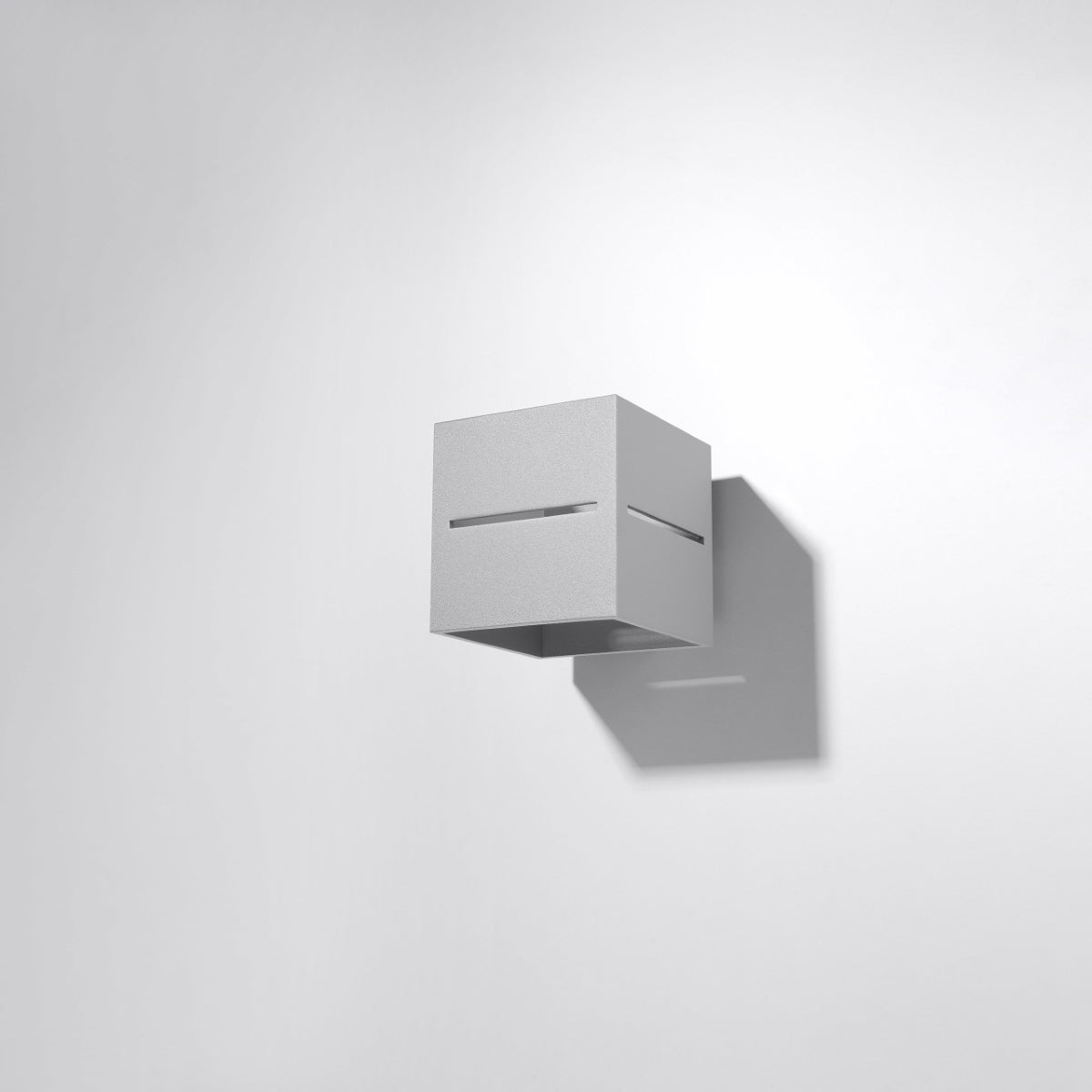 Open Cube Wall Light Grey