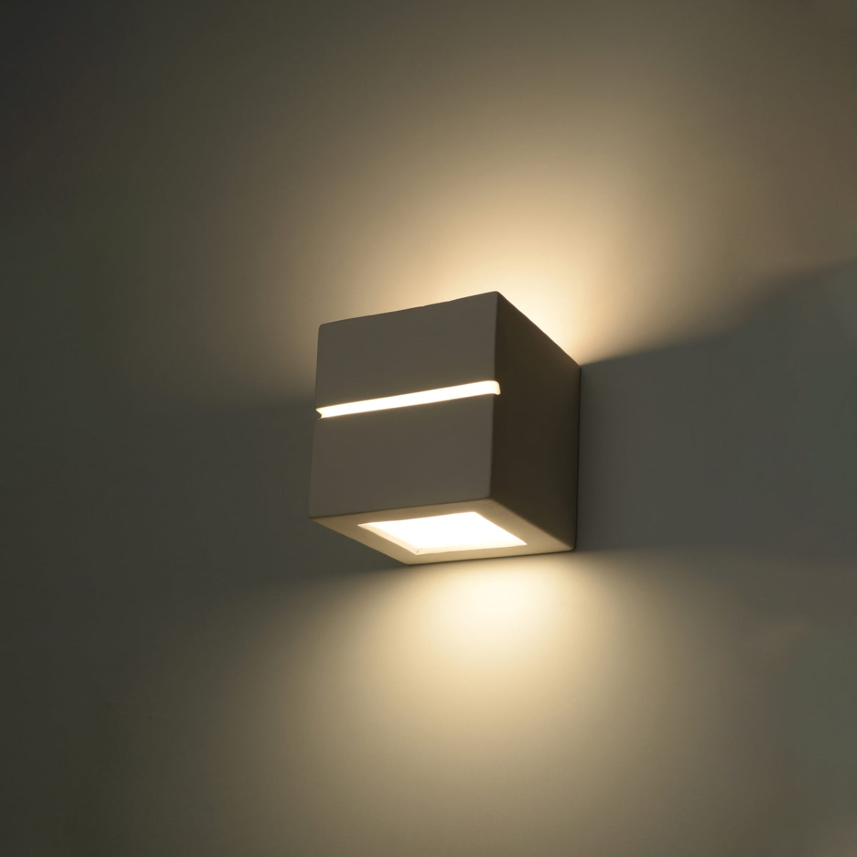 Cube Line Ceramic Wall Lamp