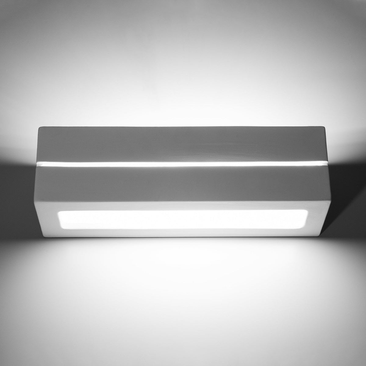 Horizontal Block Ceramic Line Wall Light