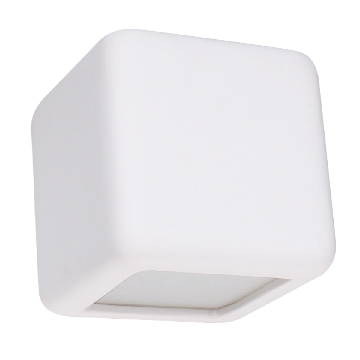 Rounded Cube Ceramic Wall Lamp