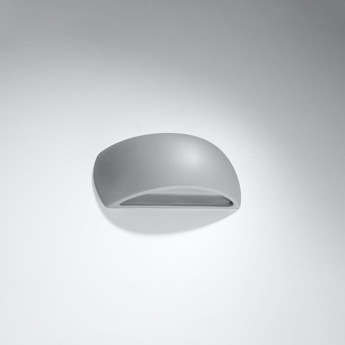 Grey Ceramic Shell Wall Lamp