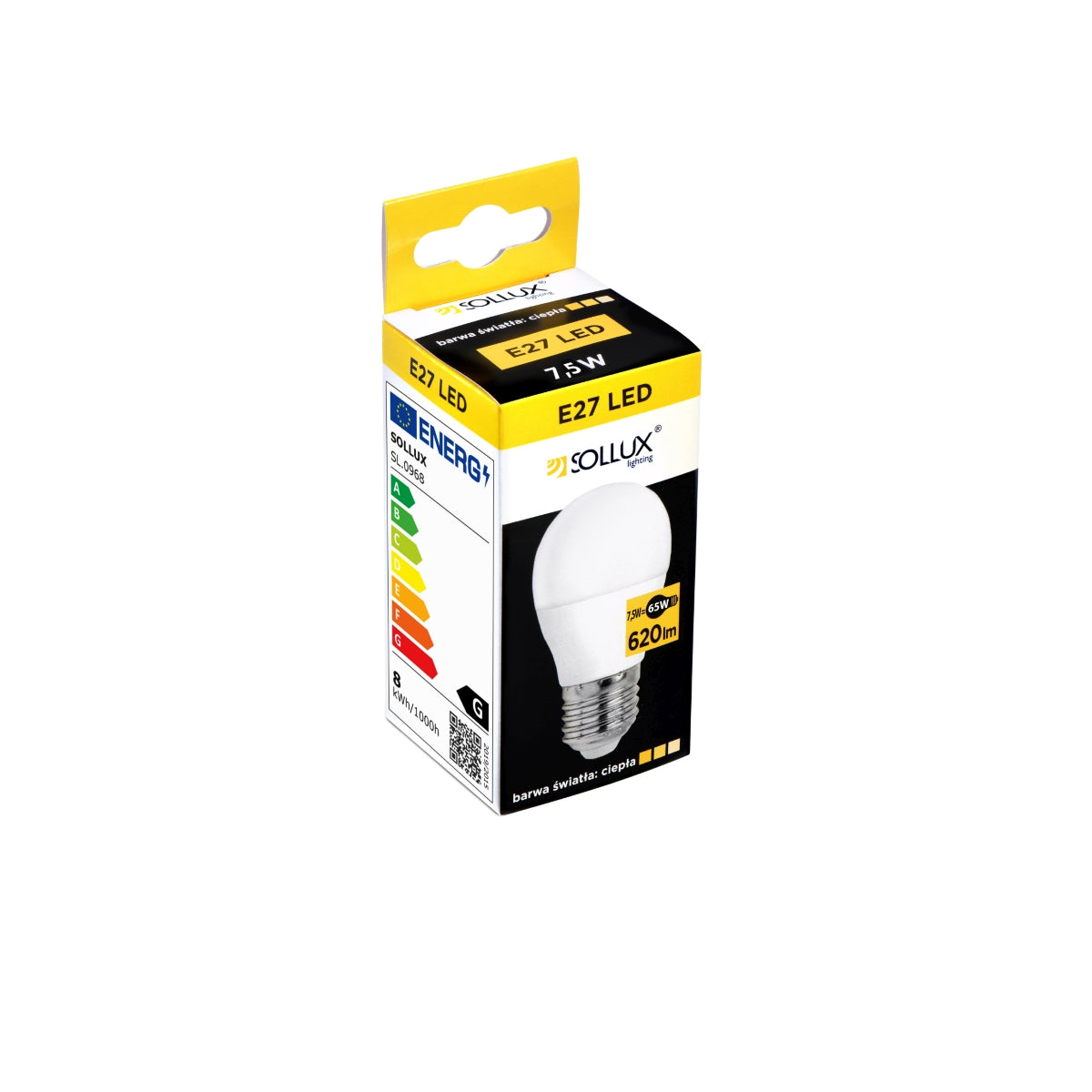 Ampoule LED E27 3000K 7,5W 620lm