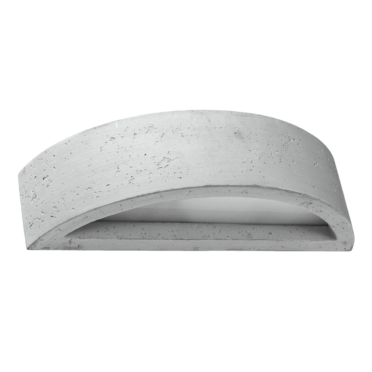 Grey Semi-Circle Concrete Wall Light