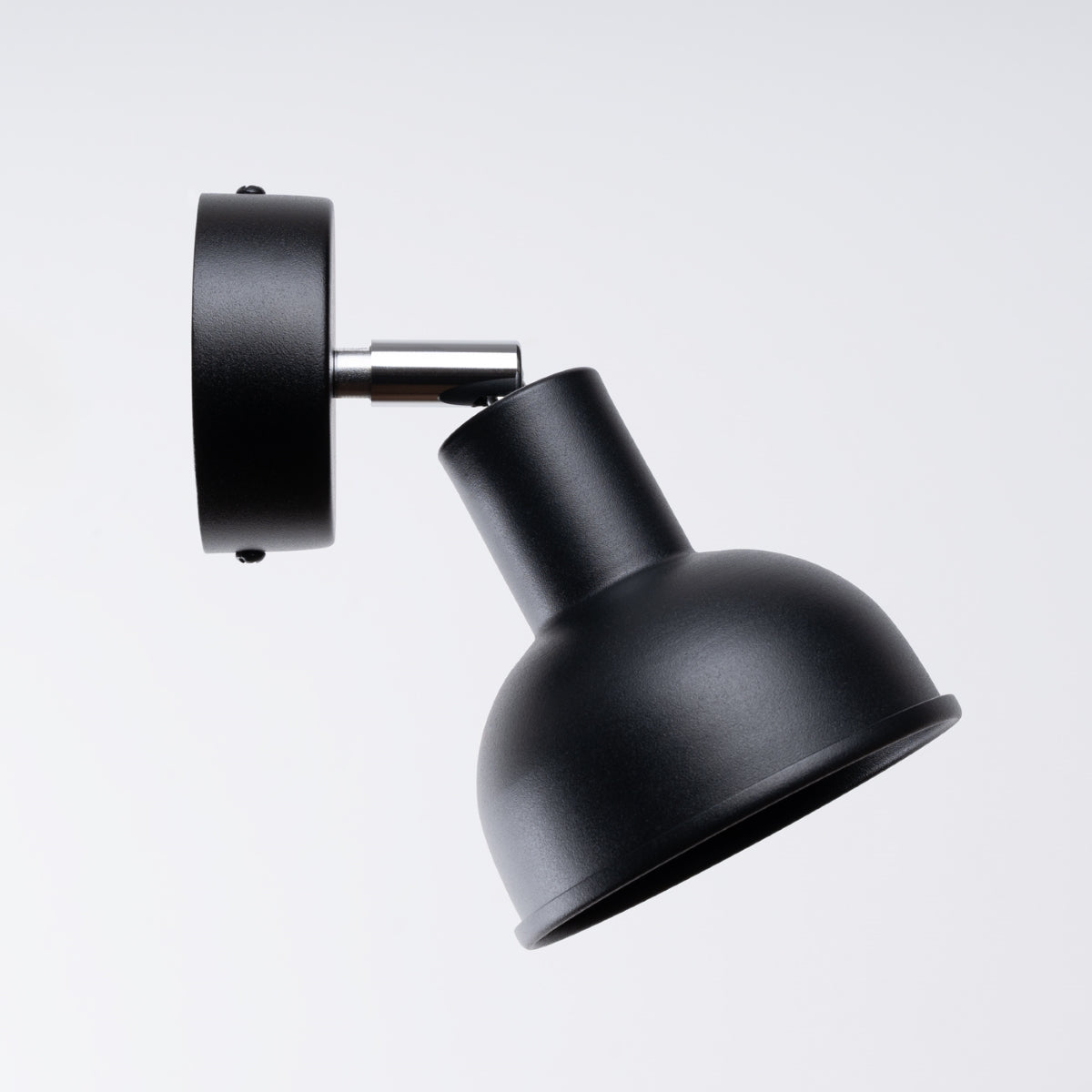 Elba Black Adjustable Bell Wall Light