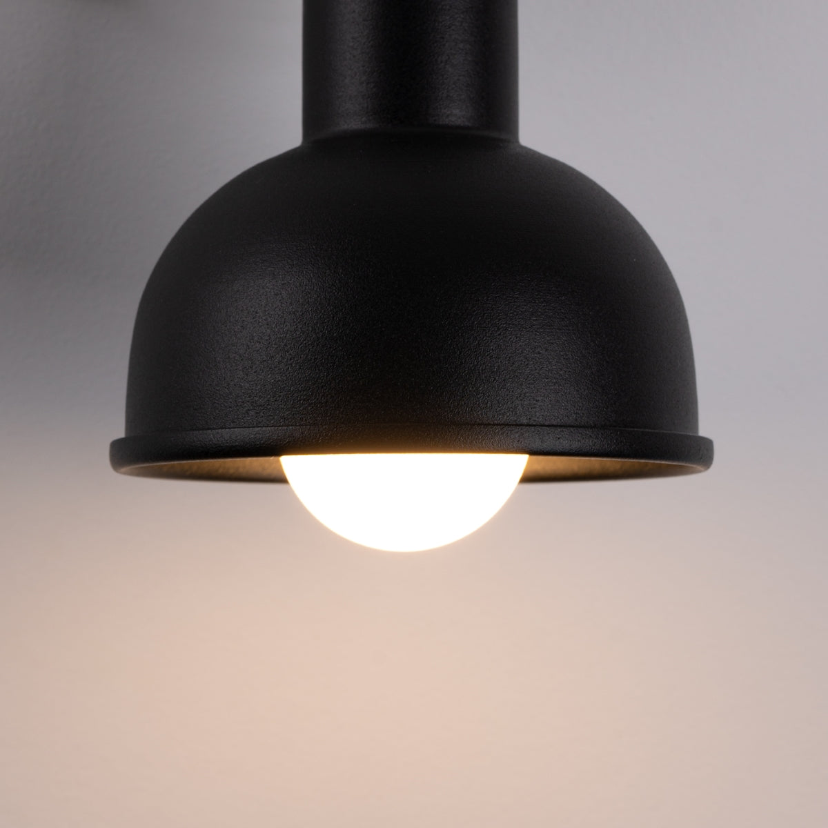 Elba Black Adjustable Bell Wall Light