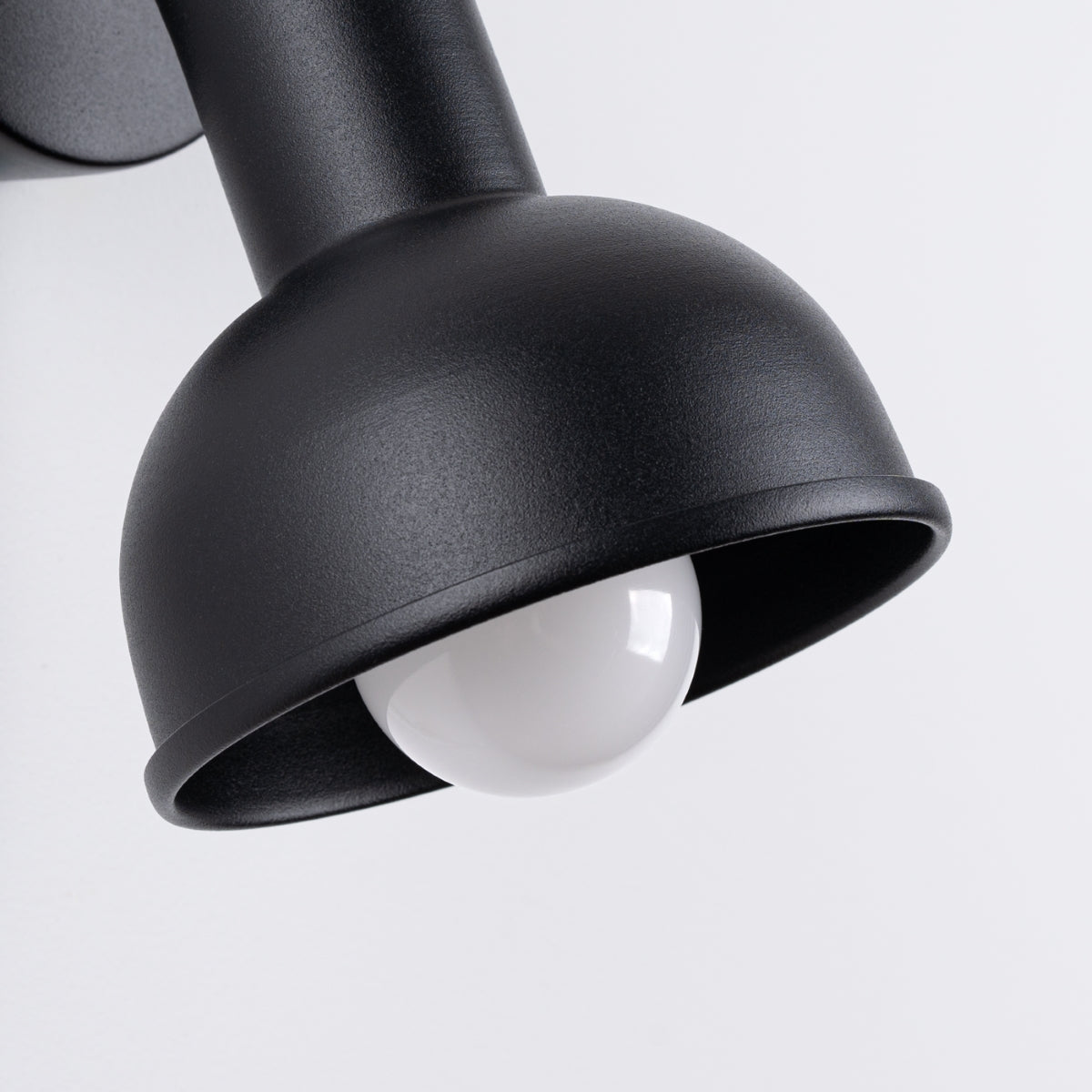 Elba Black Adjustable Bell Wall Light