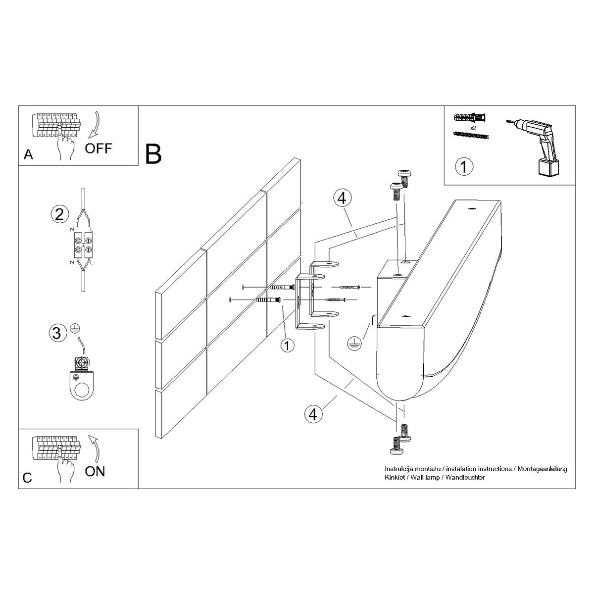 LED Wall Bar Light 3000K