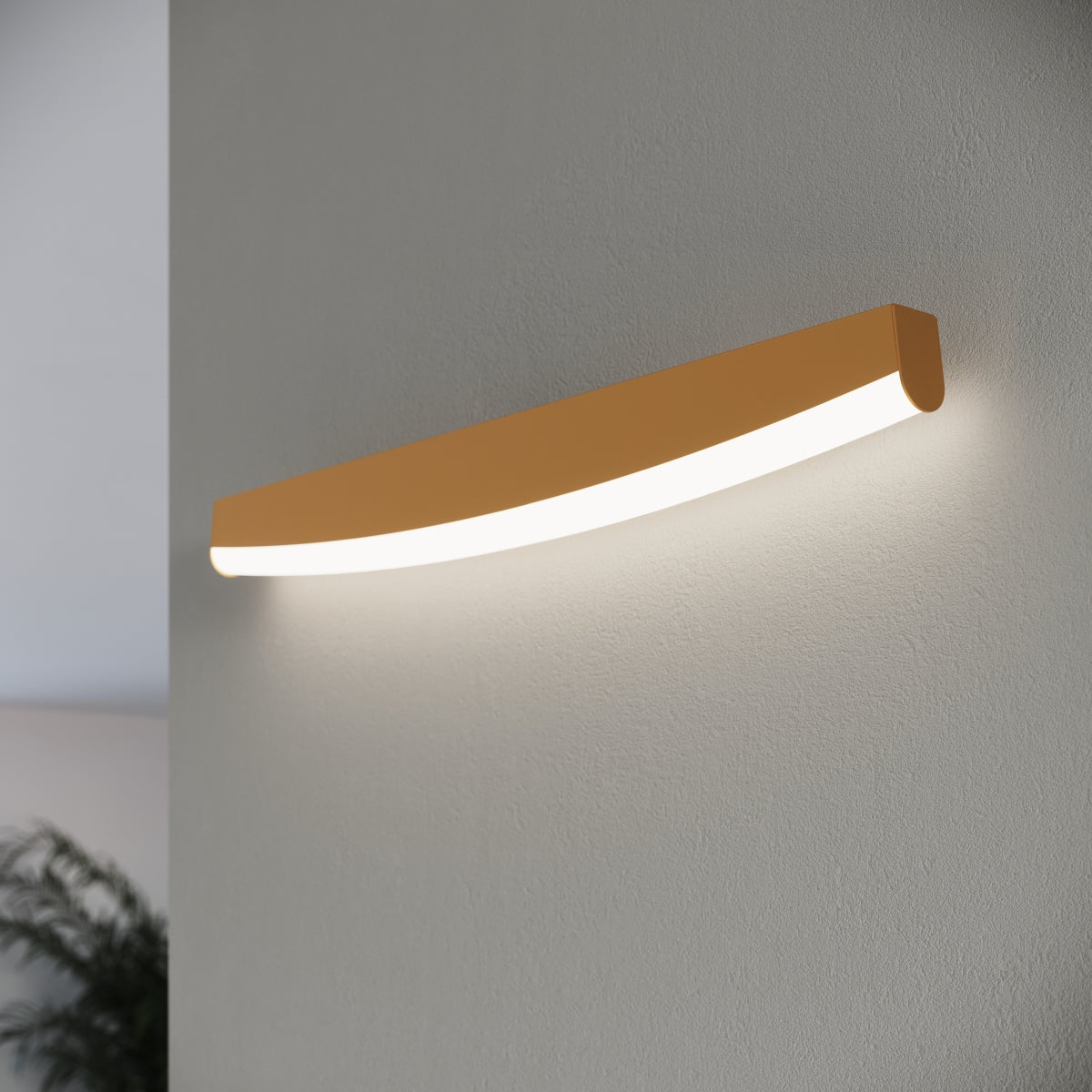 Gold LED Bar Wall Light 3000K