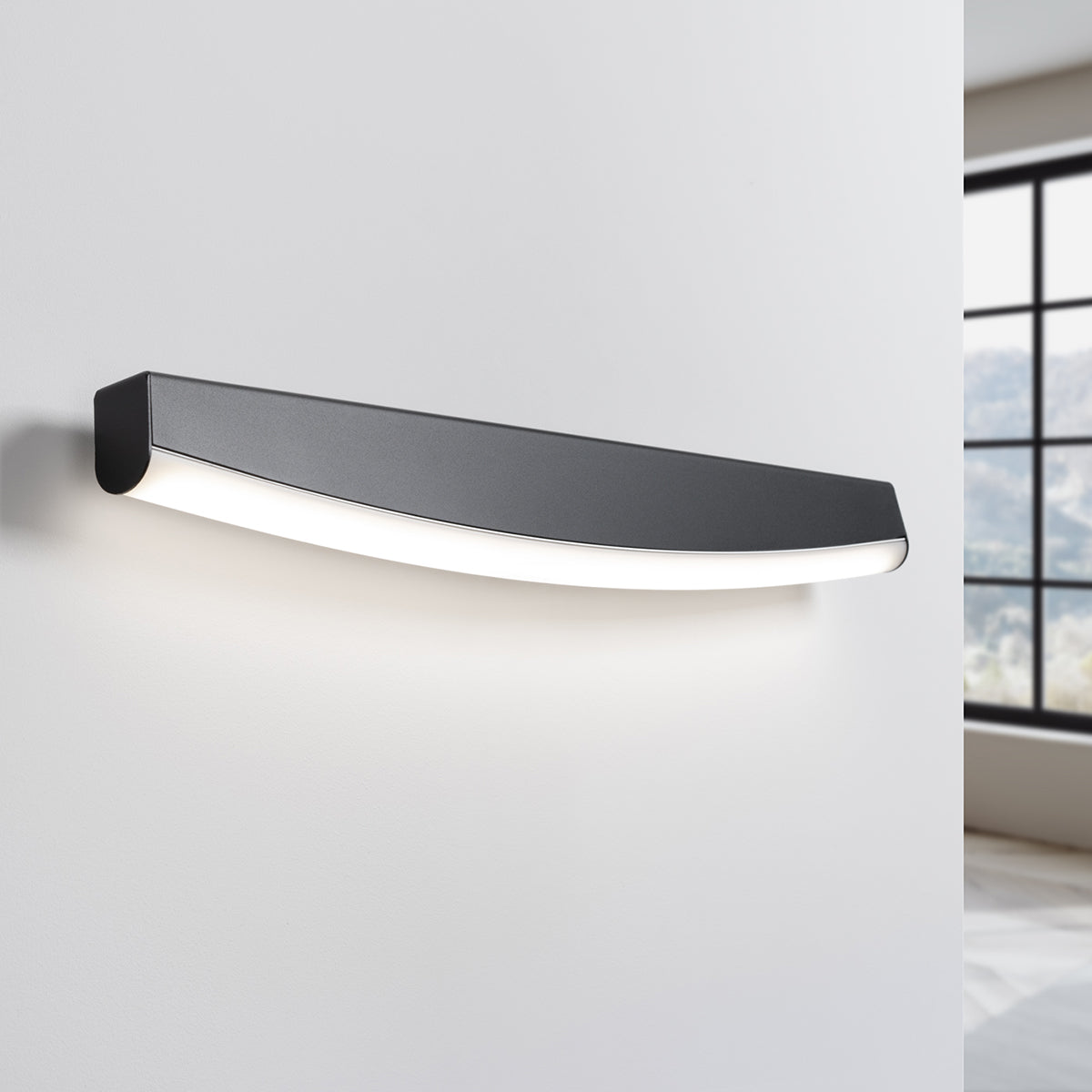 Black LED Bar Wall Light 4000K