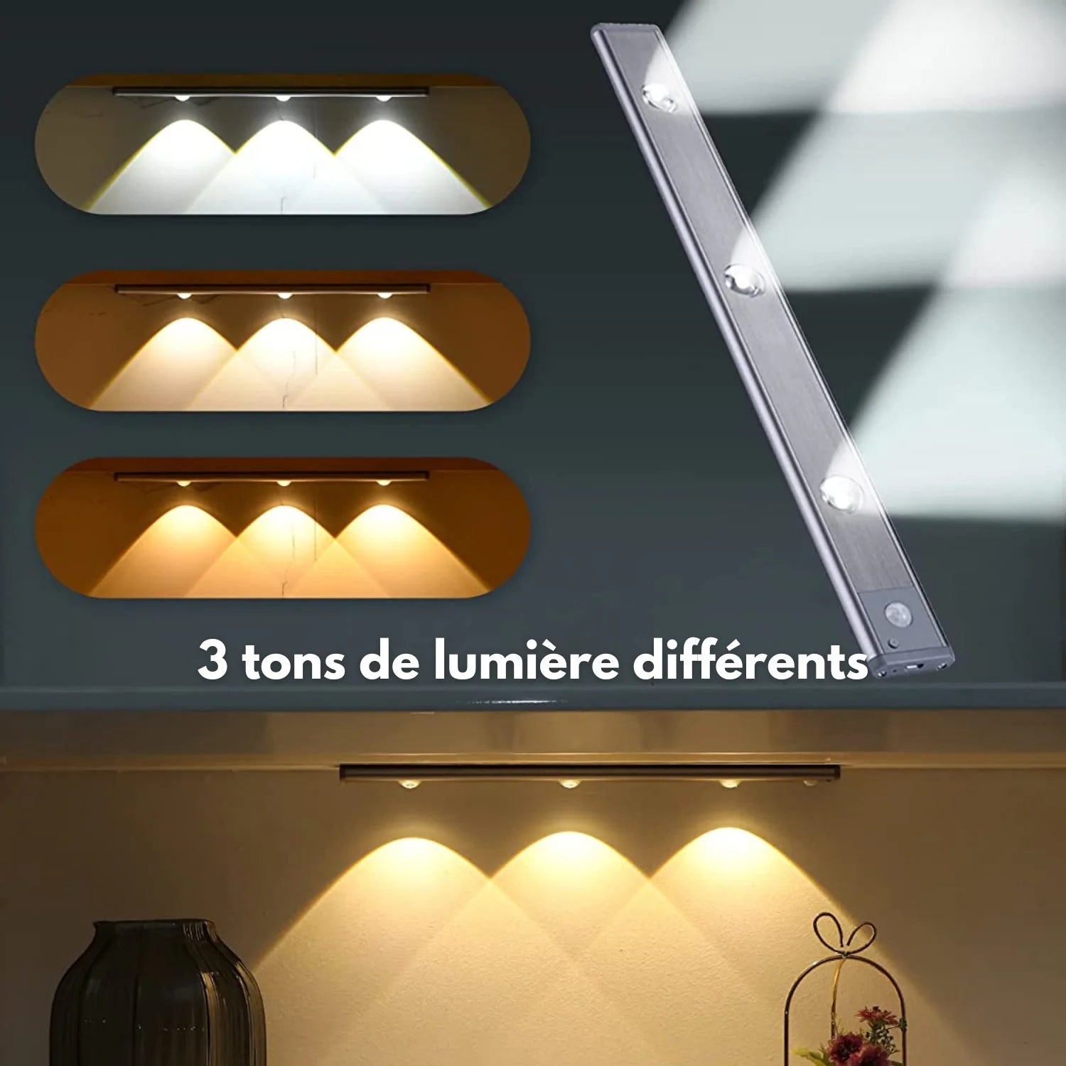 Palette de couleurs de la barre lumineuse LED