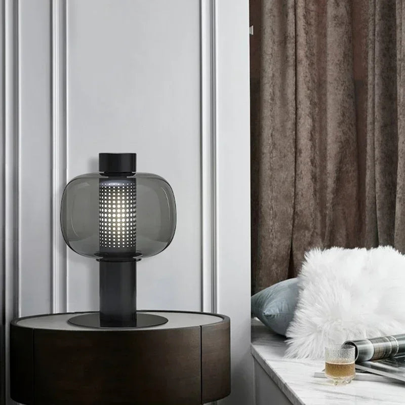 Lampe Moderne En Verre de Table Design Nordique