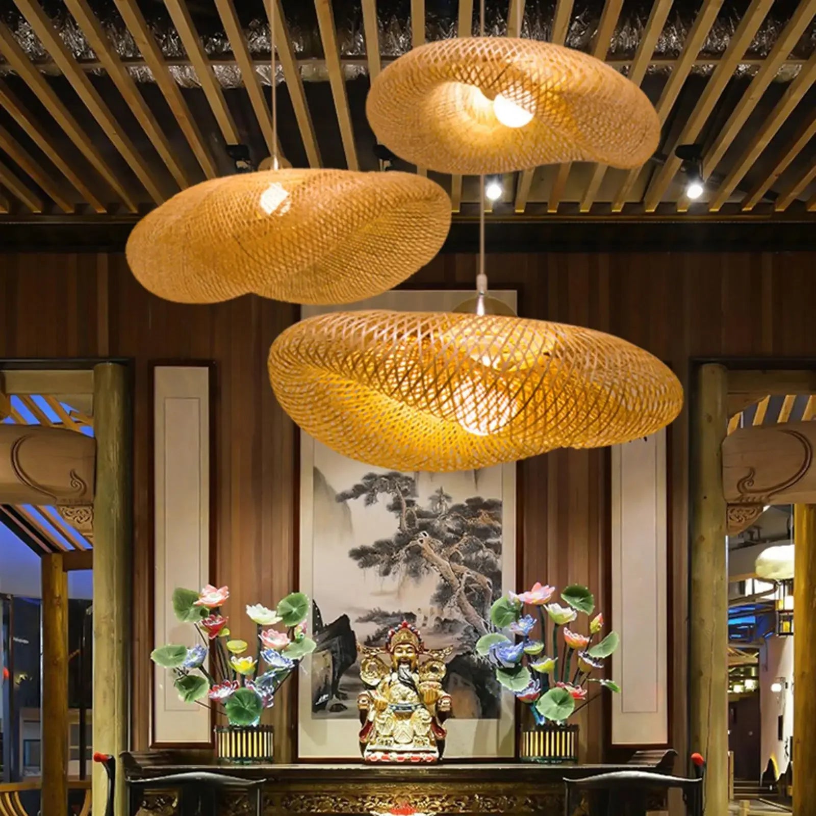 Handmade Bamboo Pendant Light