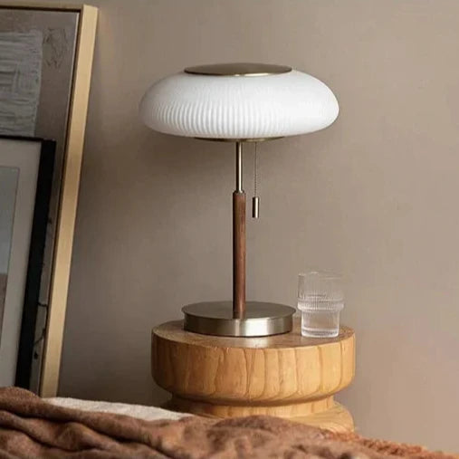 Lampe en Verre Vintage de Table Scandinave