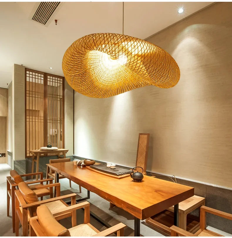 Handmade Bamboo Pendant Light