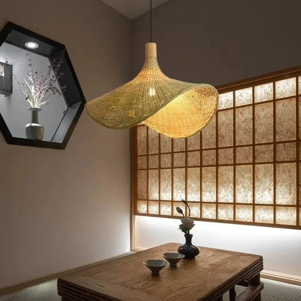 Small Modern Bamboo Lampshade