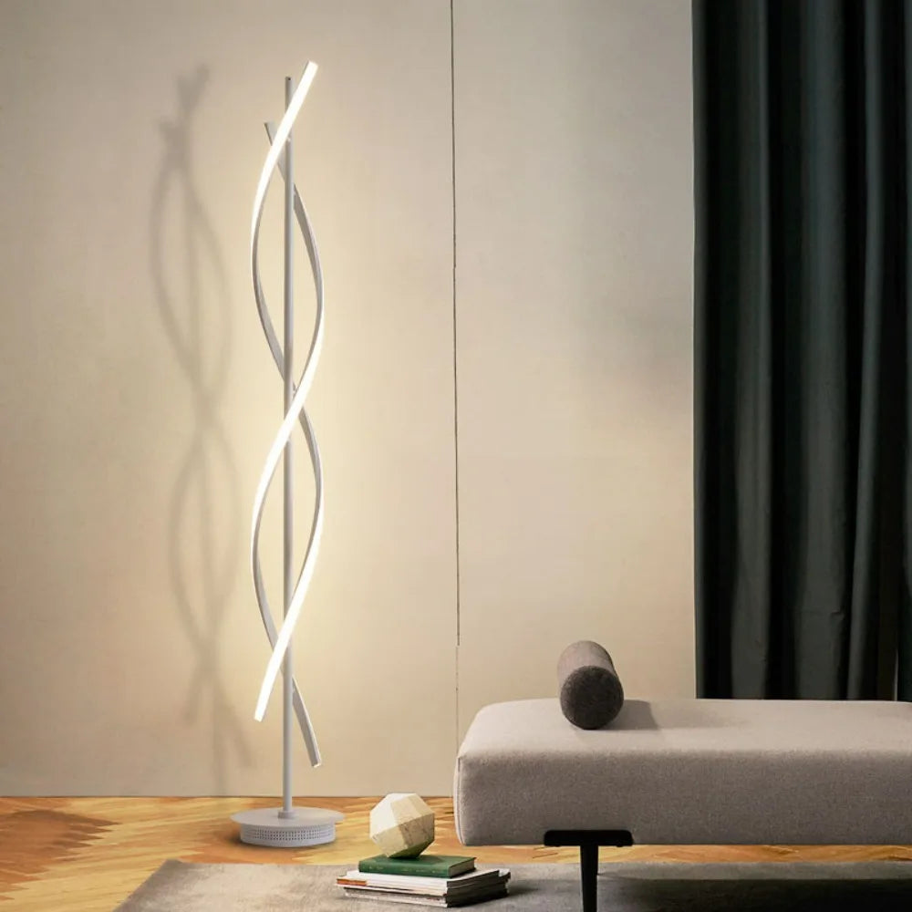 Spiral Led Floor Lamp