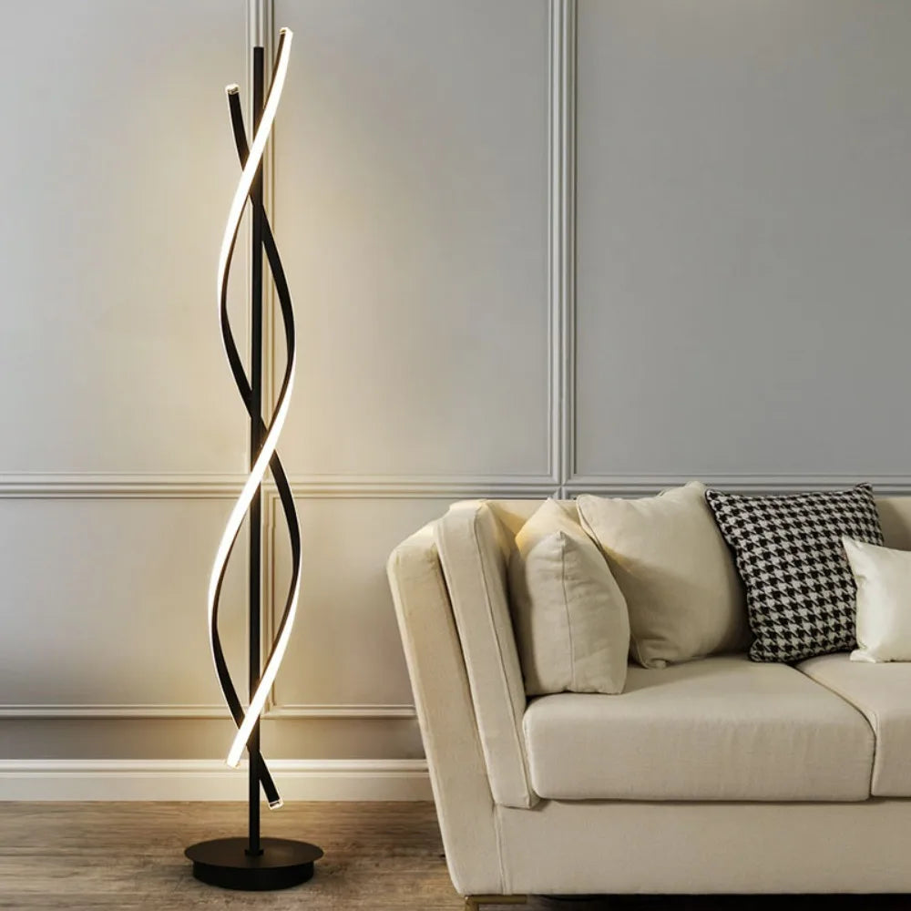 Spiral Led Floor Lamp