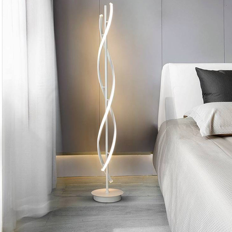 Lampadaire Spirale Led