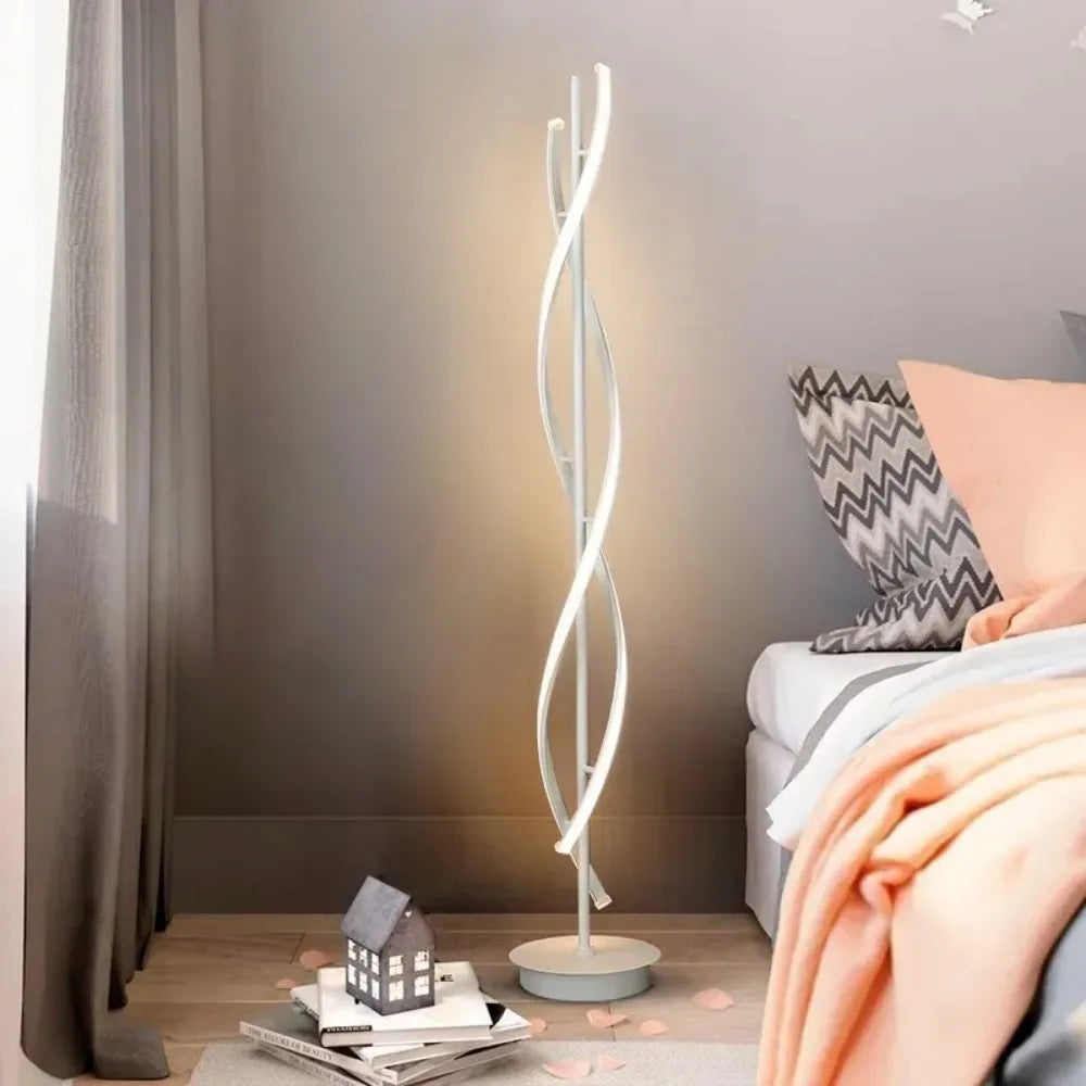 Spiral Led Floor Lamp