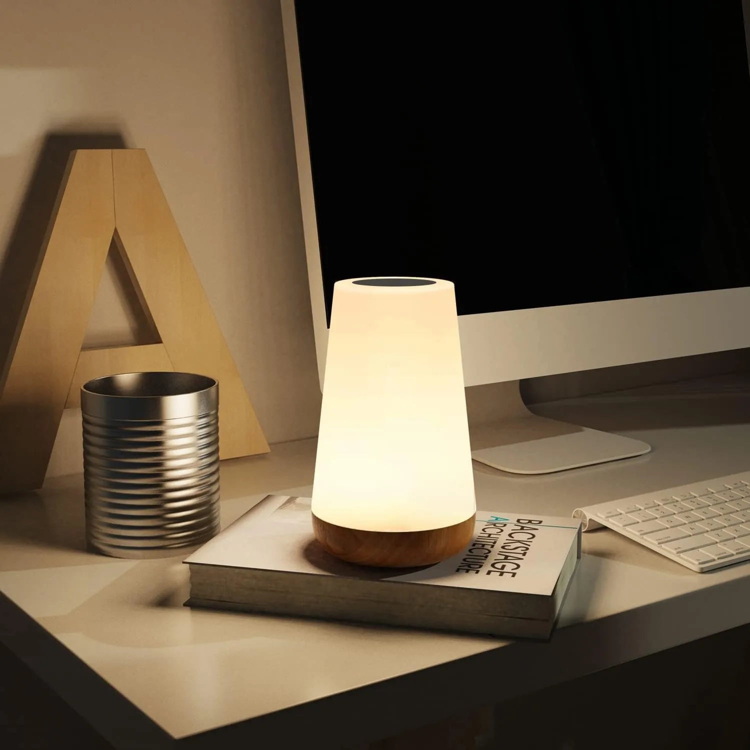 Lampe de chevet LED sans fil de Sovala pour un éclairage moderne