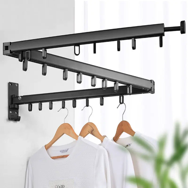 Foldable Wall Clothes Rack