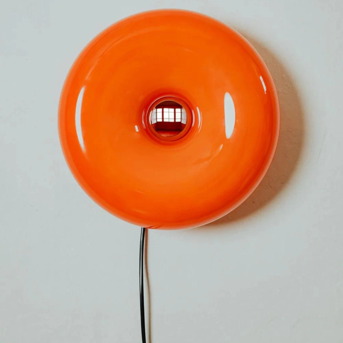 Lampe Rétro Donut Orange