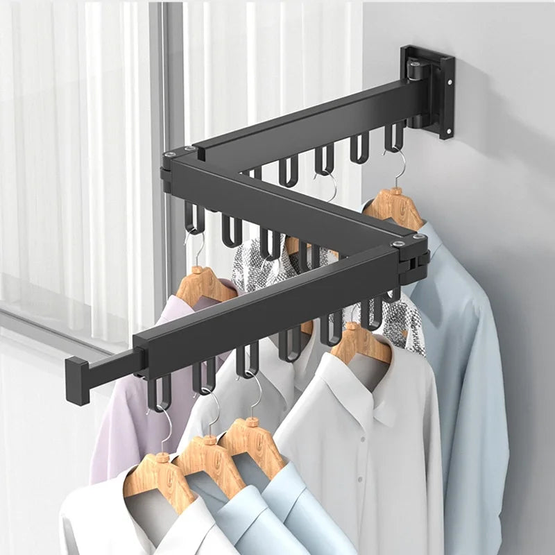 Foldable Wall Clothes Rack